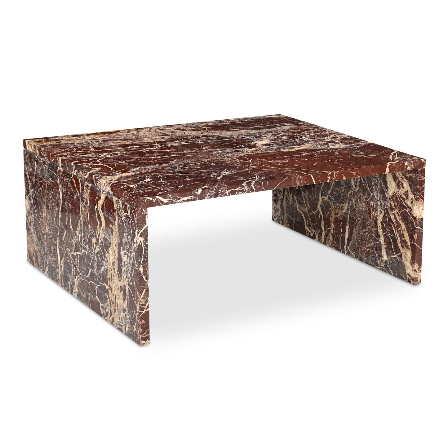 Rosa Coffee Table Rosso Levanto Marble