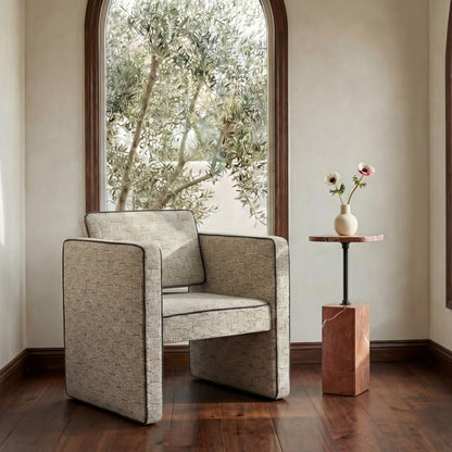 Caro Side Table Rosso Alicante Marble
