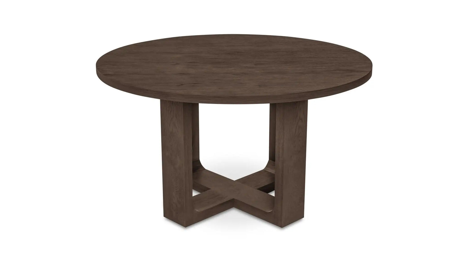 Hayes Dining Table Rustic Brown