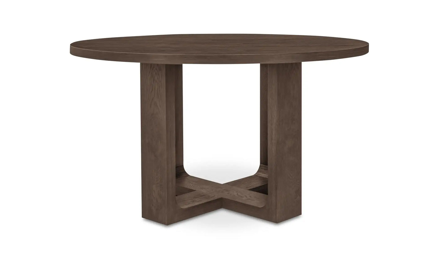 Hayes Dining Table Rustic Brown