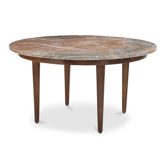 Lark Coffee Table Orange Fantasy Marble