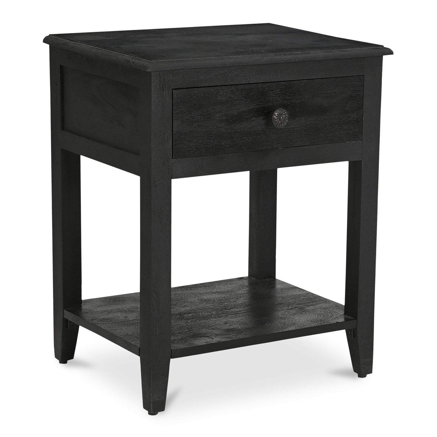 Corrine Nightstand Antique Black