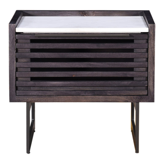 Paloma Nightstand Charcoal Grey