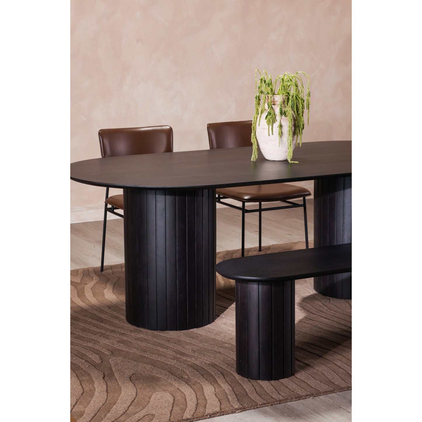 Povera Dining Bench Black