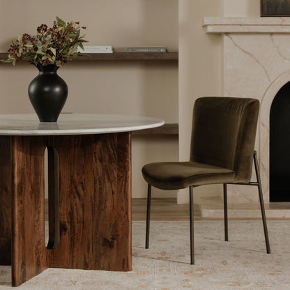 Stanley Dining Table White Marble