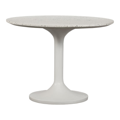 Tuli Outdoor Cafe Table White Terrazzo