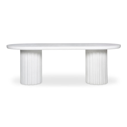 Eris Outdoor Dining Table White