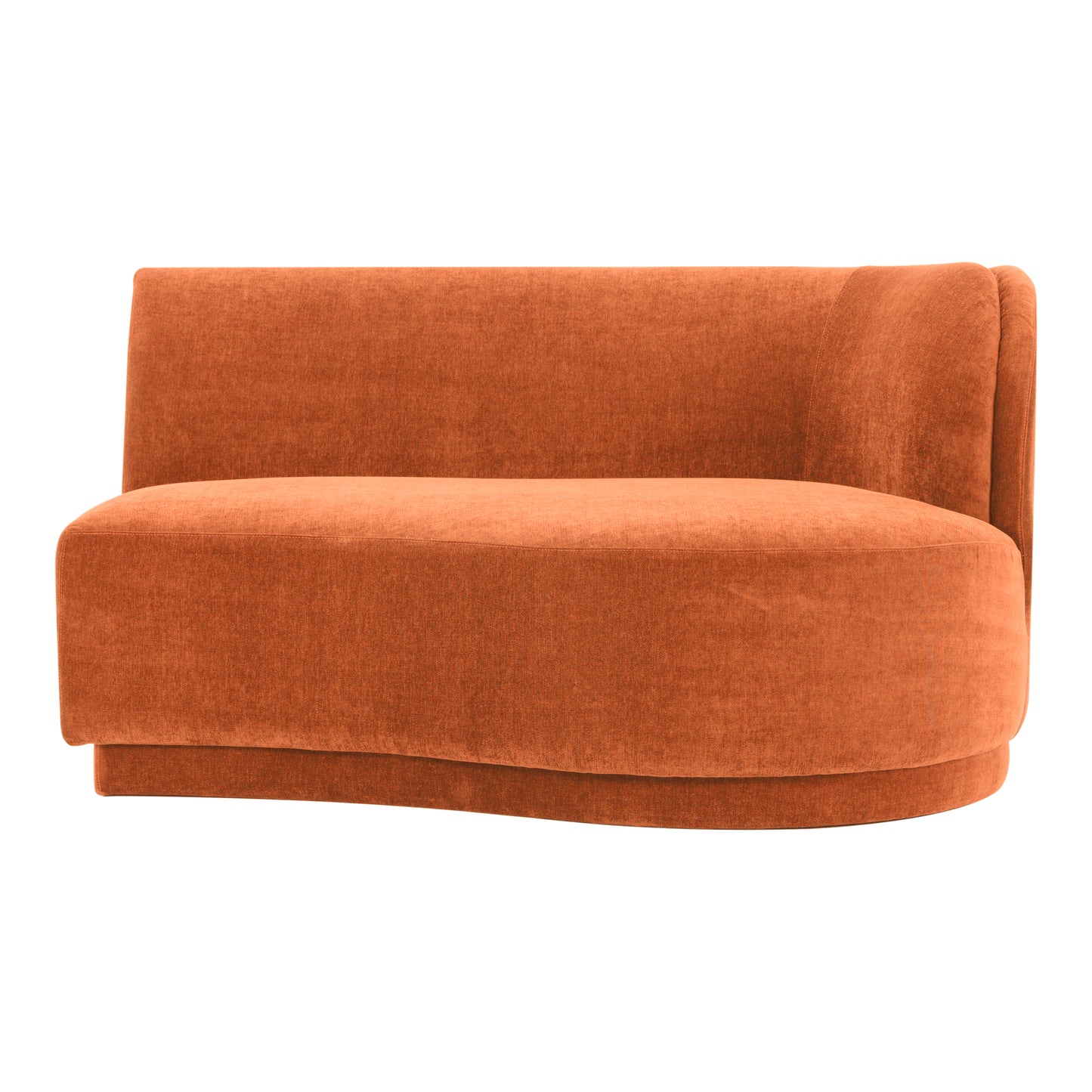 Yoon Chaise Right Fired Rust