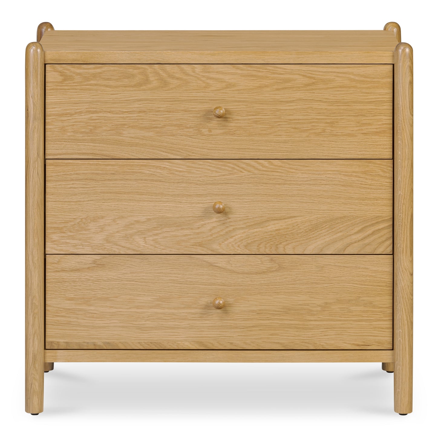 Billy 3 Drawer Nightstand Natural