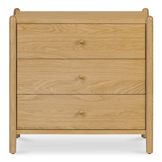 Billy 3 Drawer Nightstand Natural