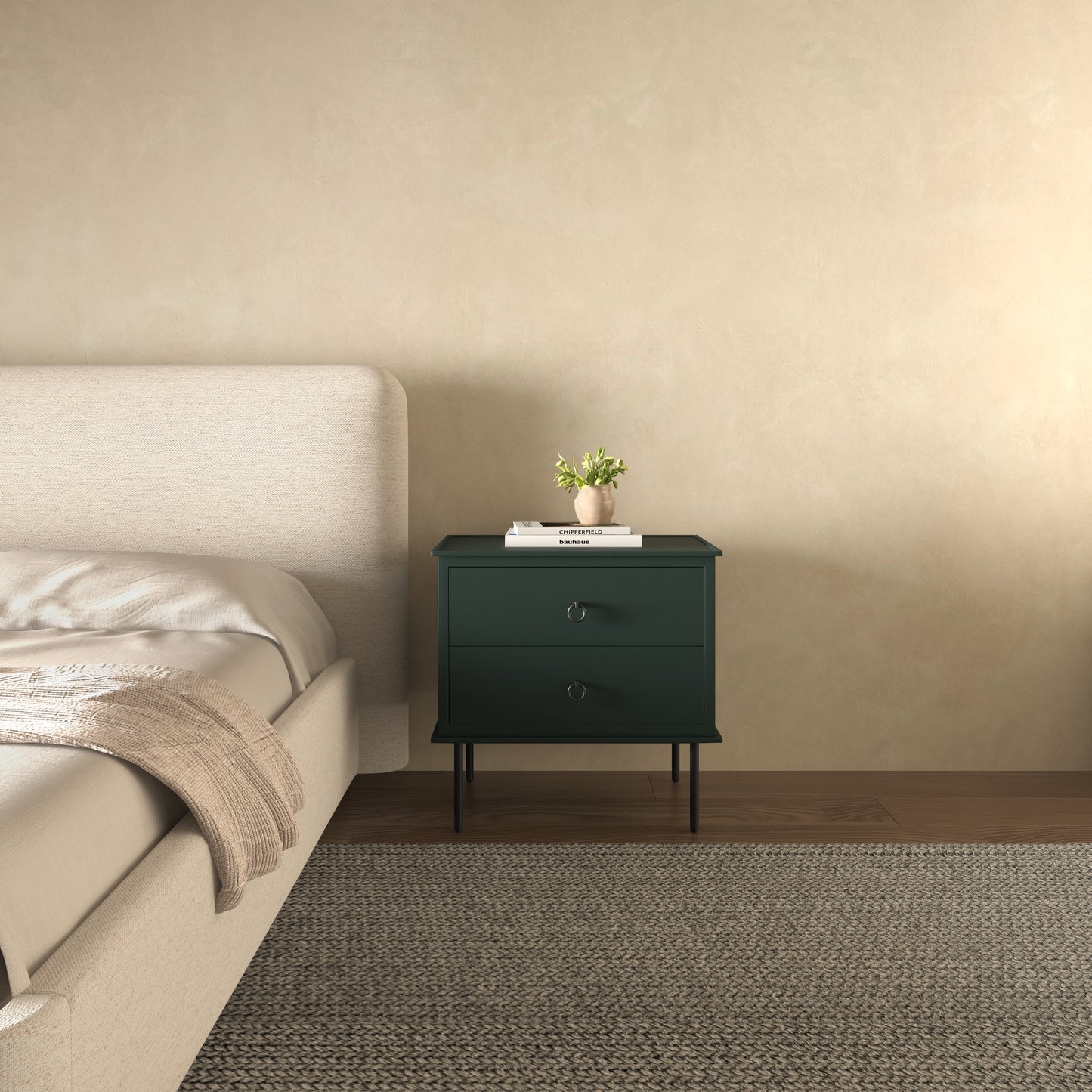 Reagan Nightstand Deep Green