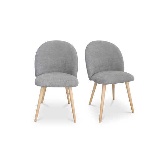 Clarissa Dining Chair Grey - Set Of Two