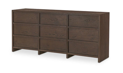 Jenson 9 Drawer Dresser Brown