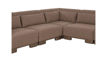 June Lounge Modular Sectional Dark Brown