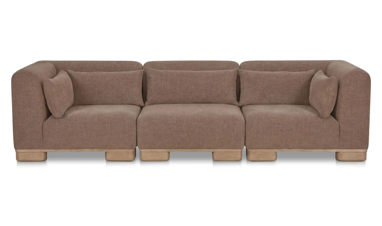 June Modular Sofa Dark Brown