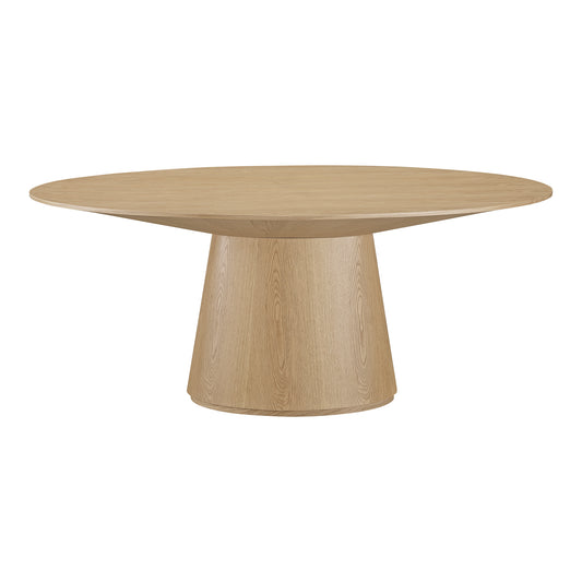 Otago Oval Dining Table Natural Oak