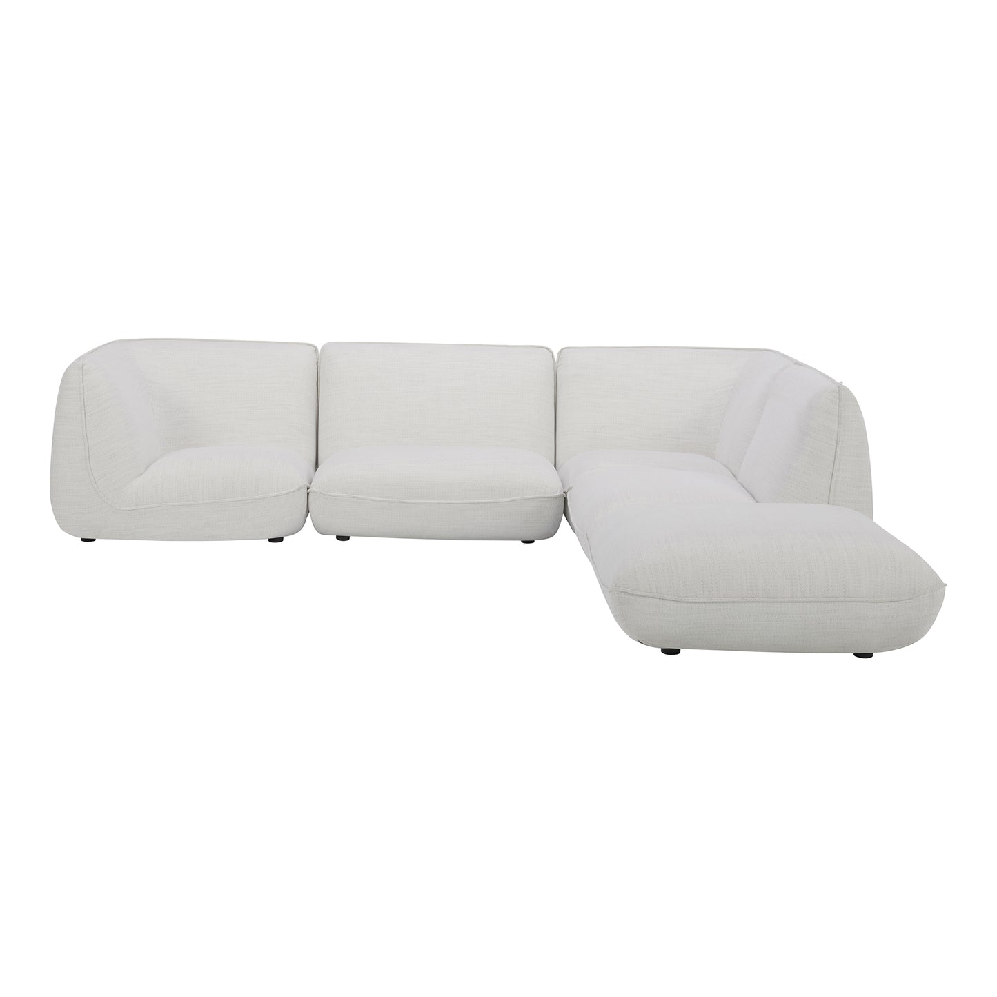 Zeppelin Lounge Modular Salt Stone White