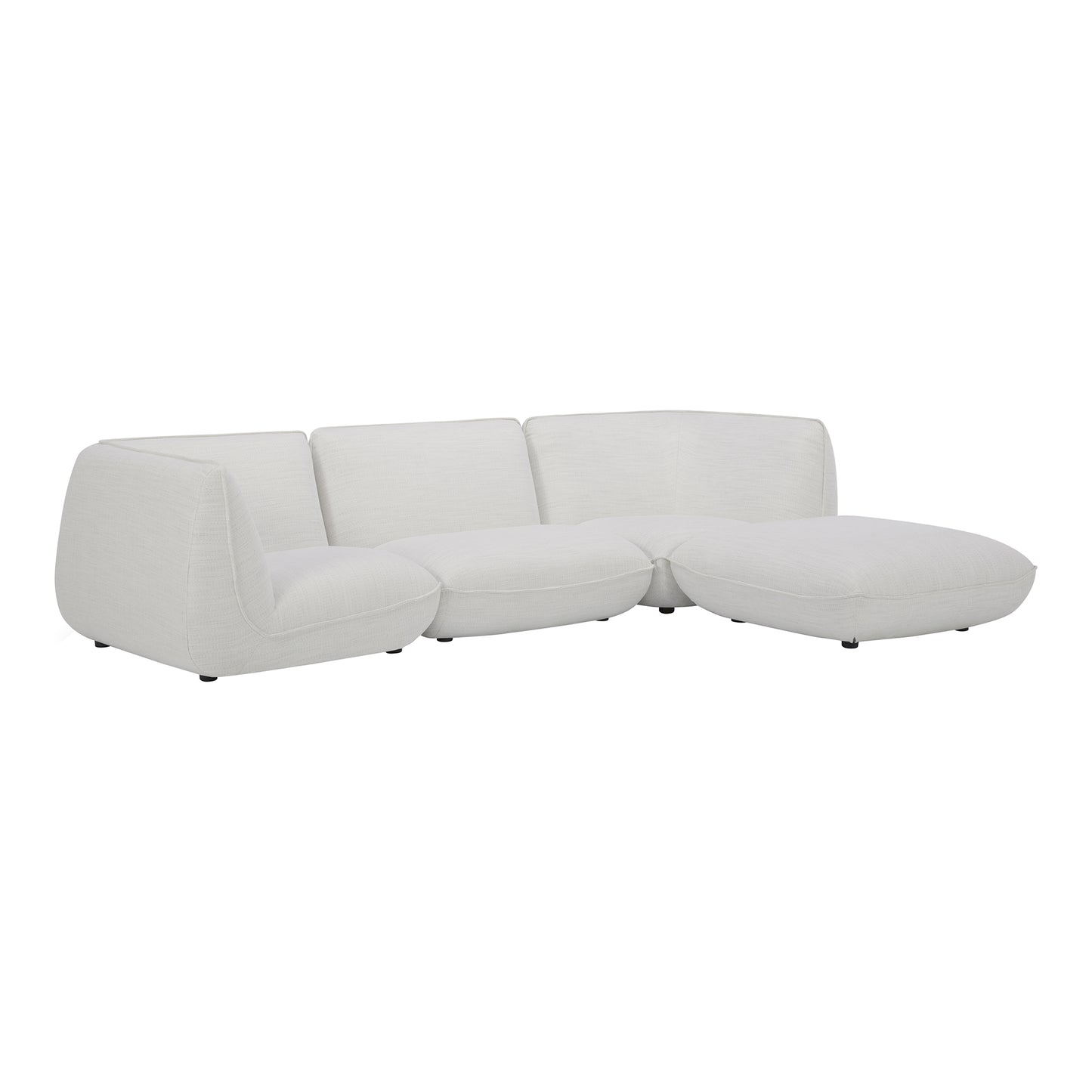 Zeppelin Lounge Modular Salt Stone White