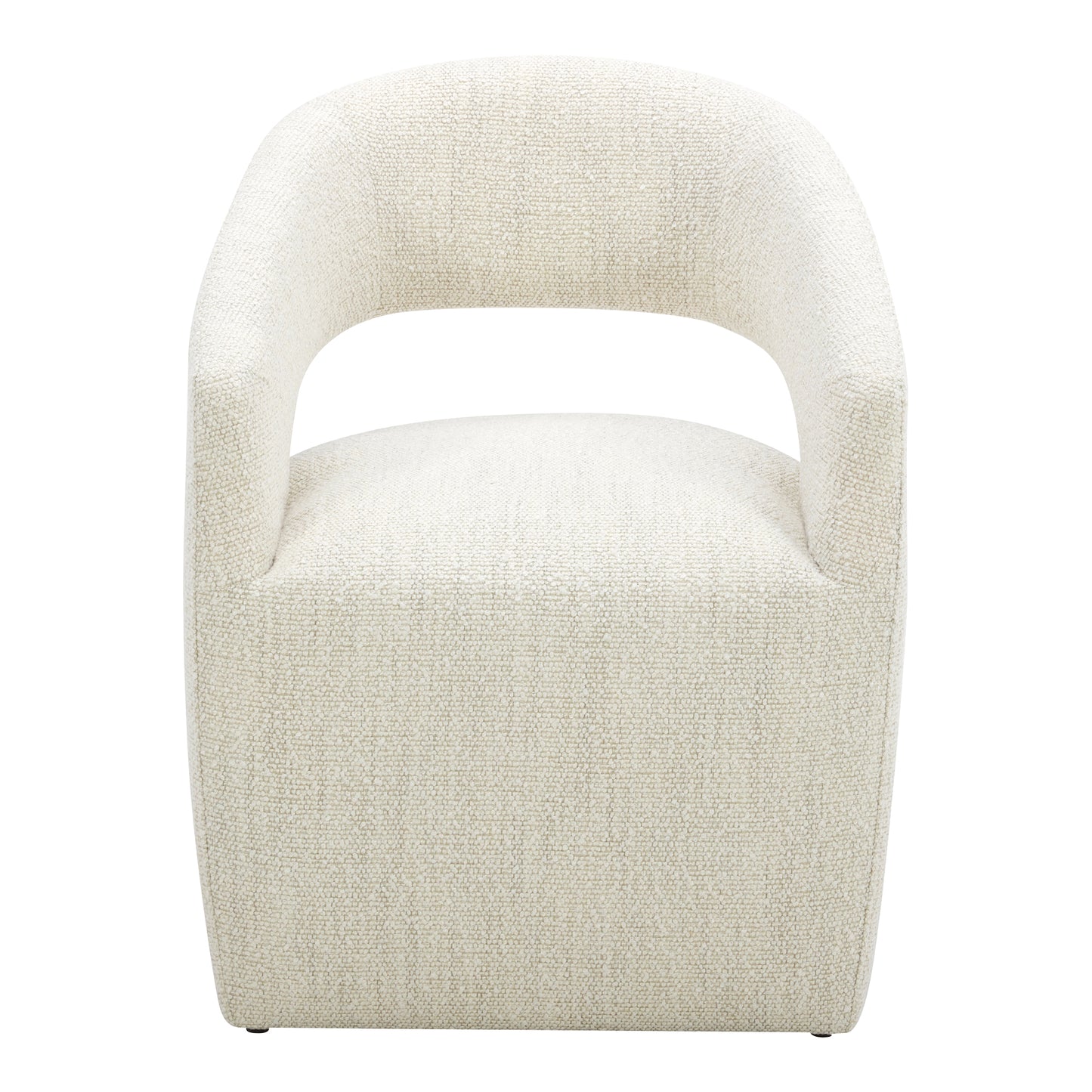 Barrow Rolling Dining Chair White Mist