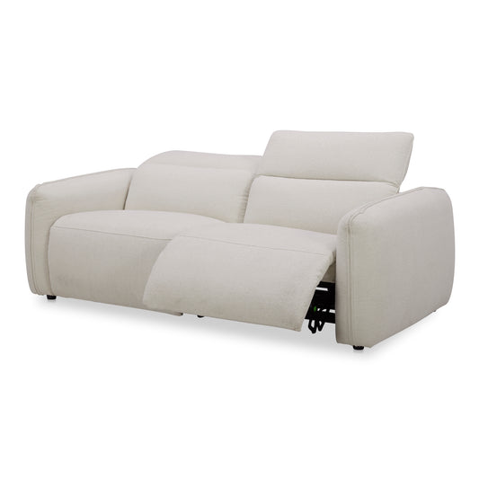 Eli Power Recliner Sofa Warm White