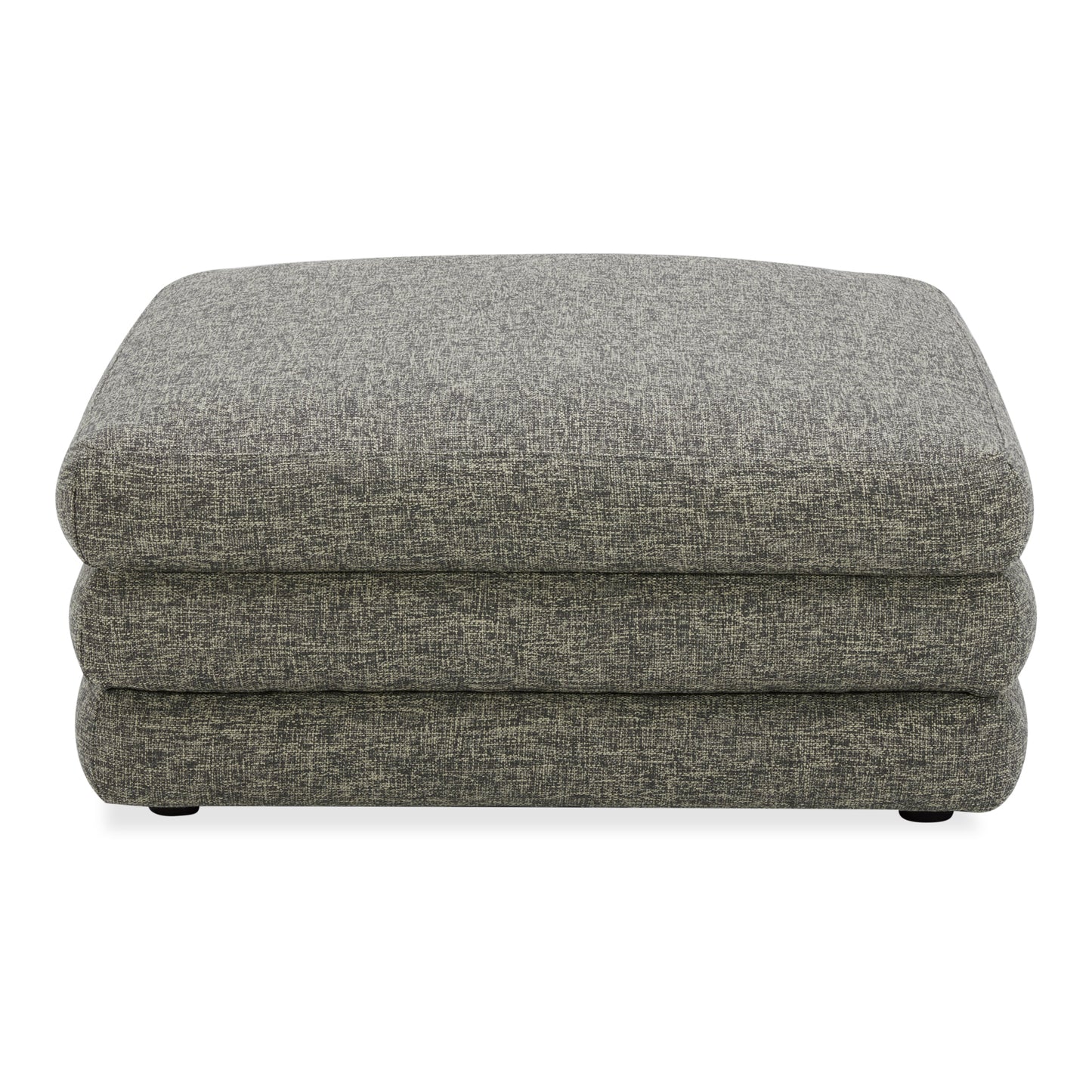 Lowtide Ottoman Stone Tweed