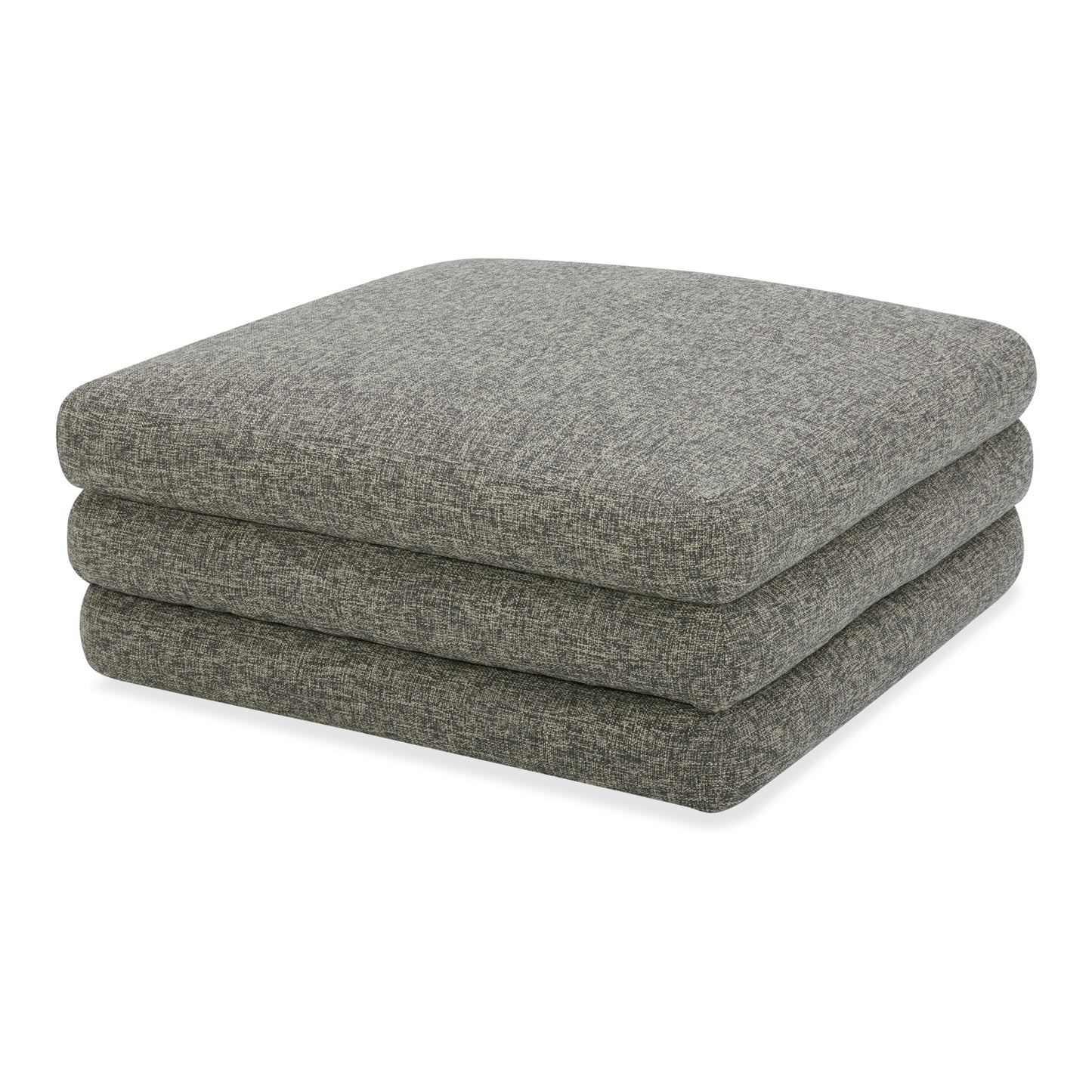 Lowtide Ottoman Stone Tweed