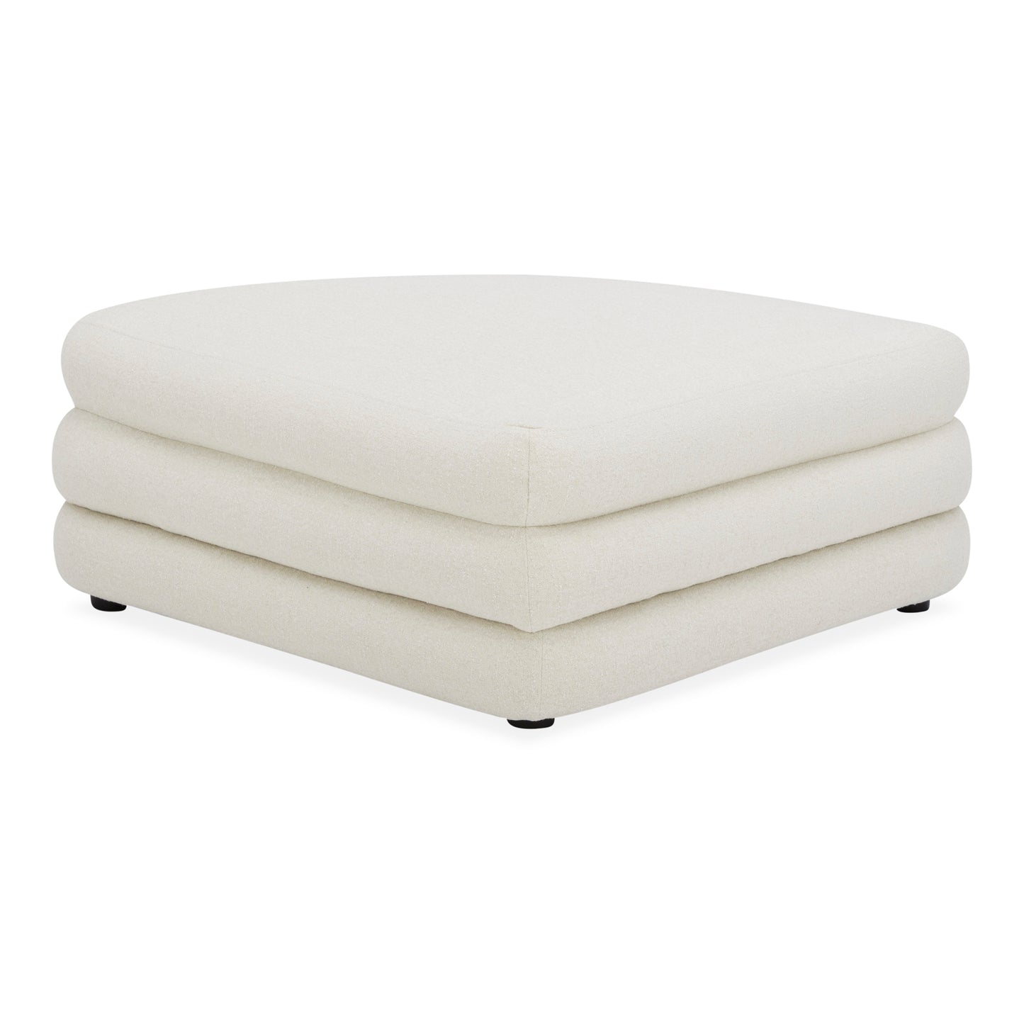 Lowtide Curved Ottoman Warm White