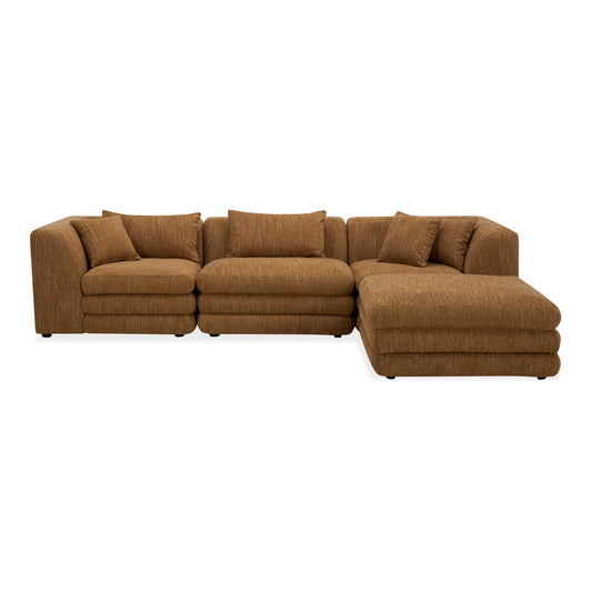 Lowtide Lounge Modular Sectional Amber Glow