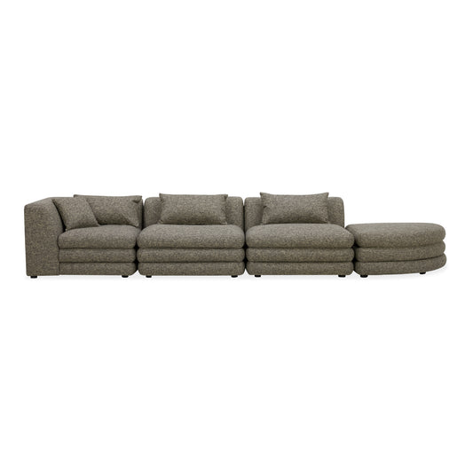 Lowtide Linear Modular Sectional Stone Tweed