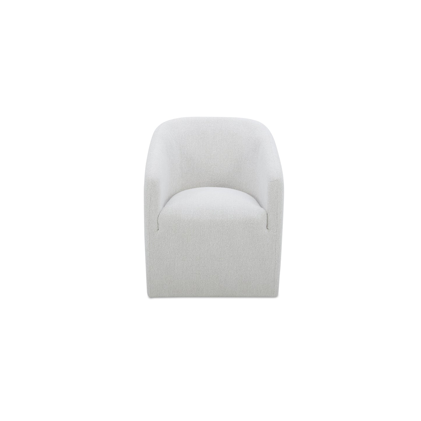 Sandy Rolling Dining Chair Off White
