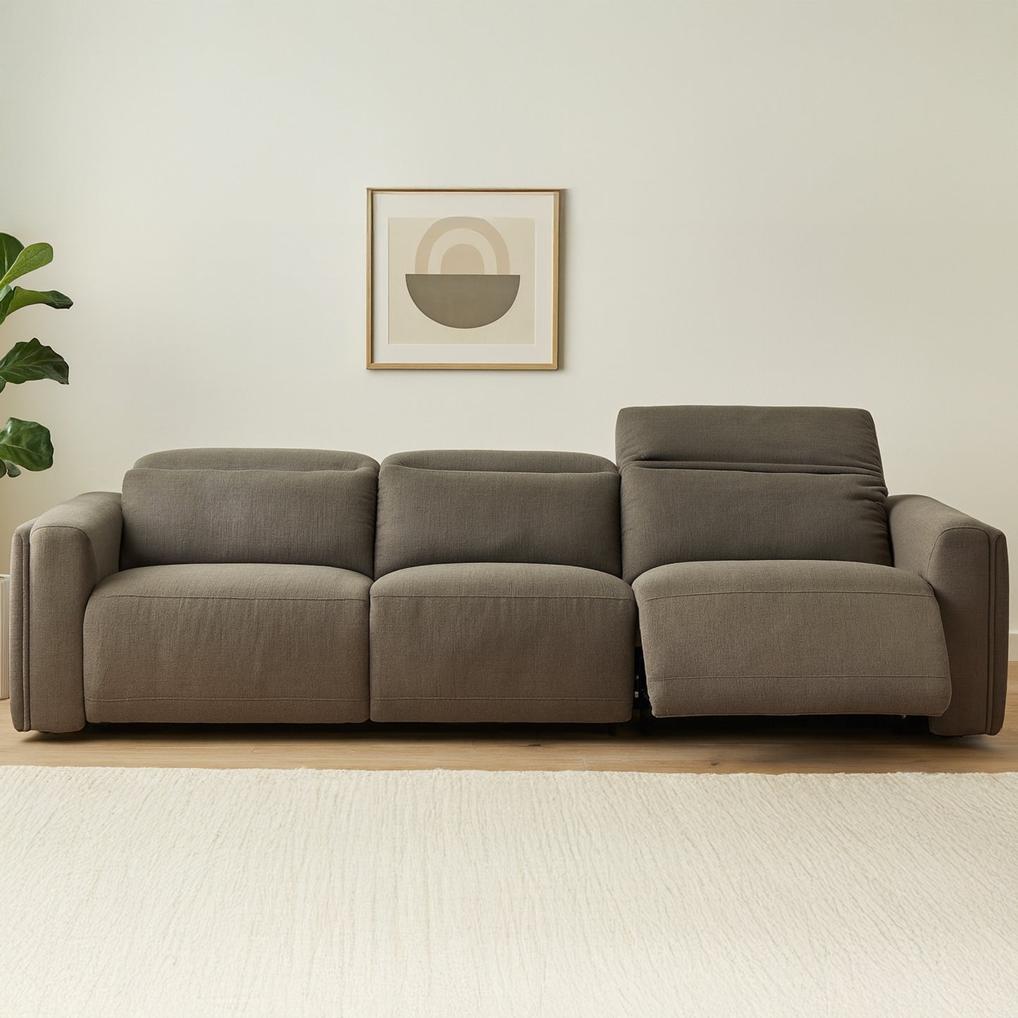 Wilder Power Recliner Sofa Soft Taupe