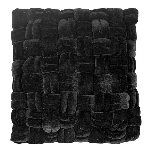 Pj Velvet Pillow Black