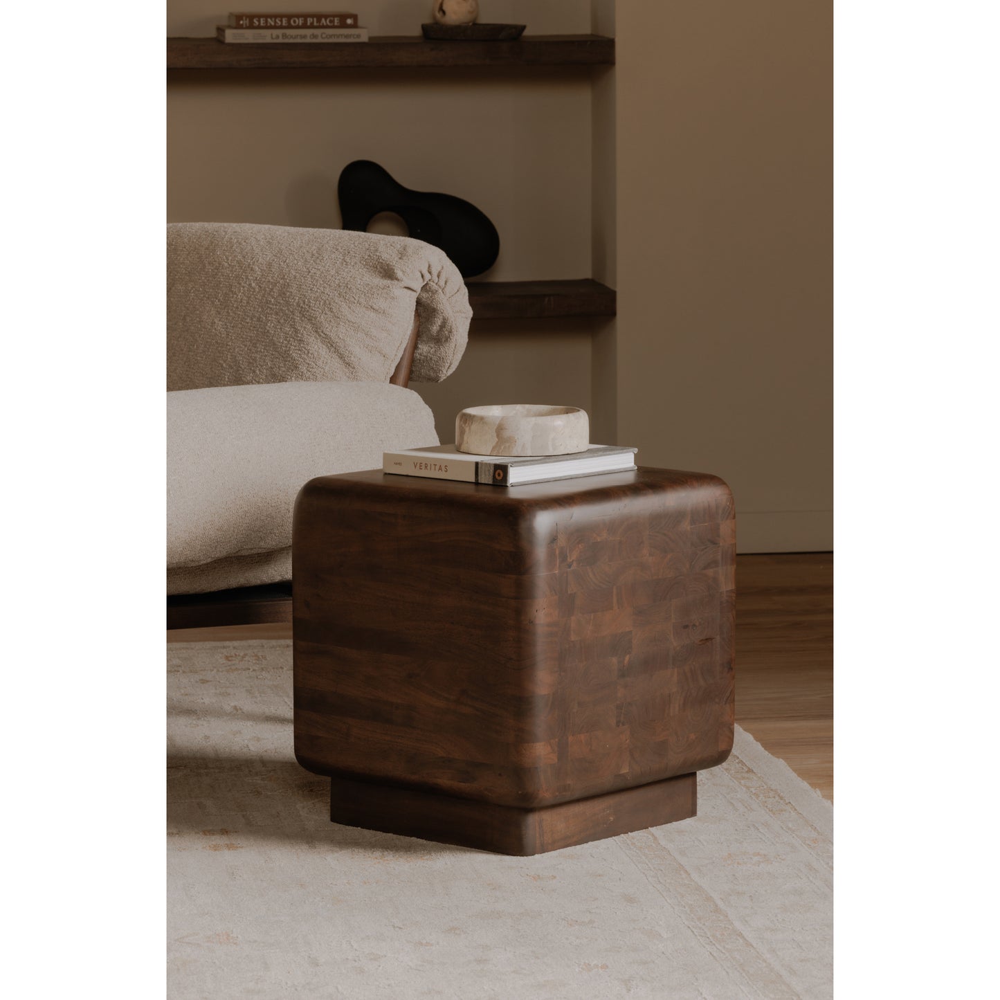Eton Side Table Dark Brown