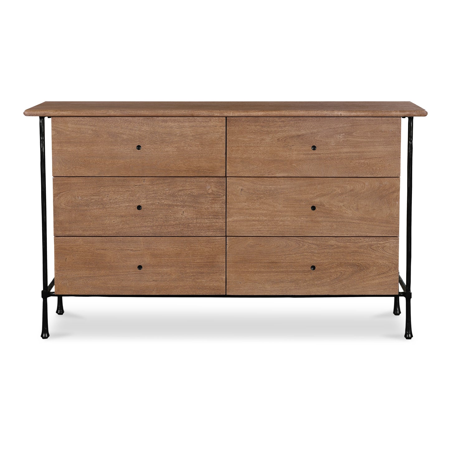 Rene 6 Drawer Dresser Brown