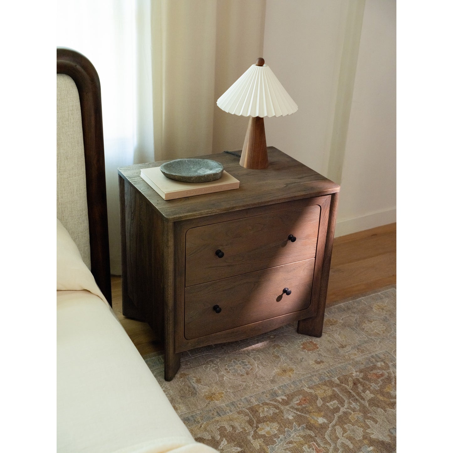 Mabel Nightstand Dark Brown