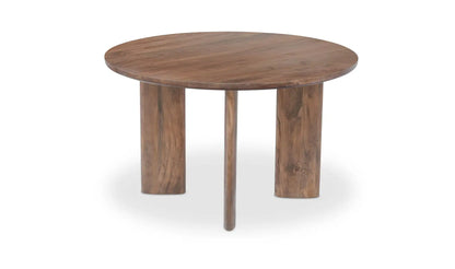 Lia Round Dining Table Dark Brown