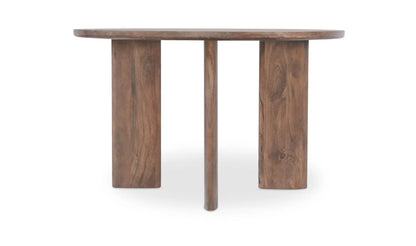 Lia Round Dining Table Dark Brown