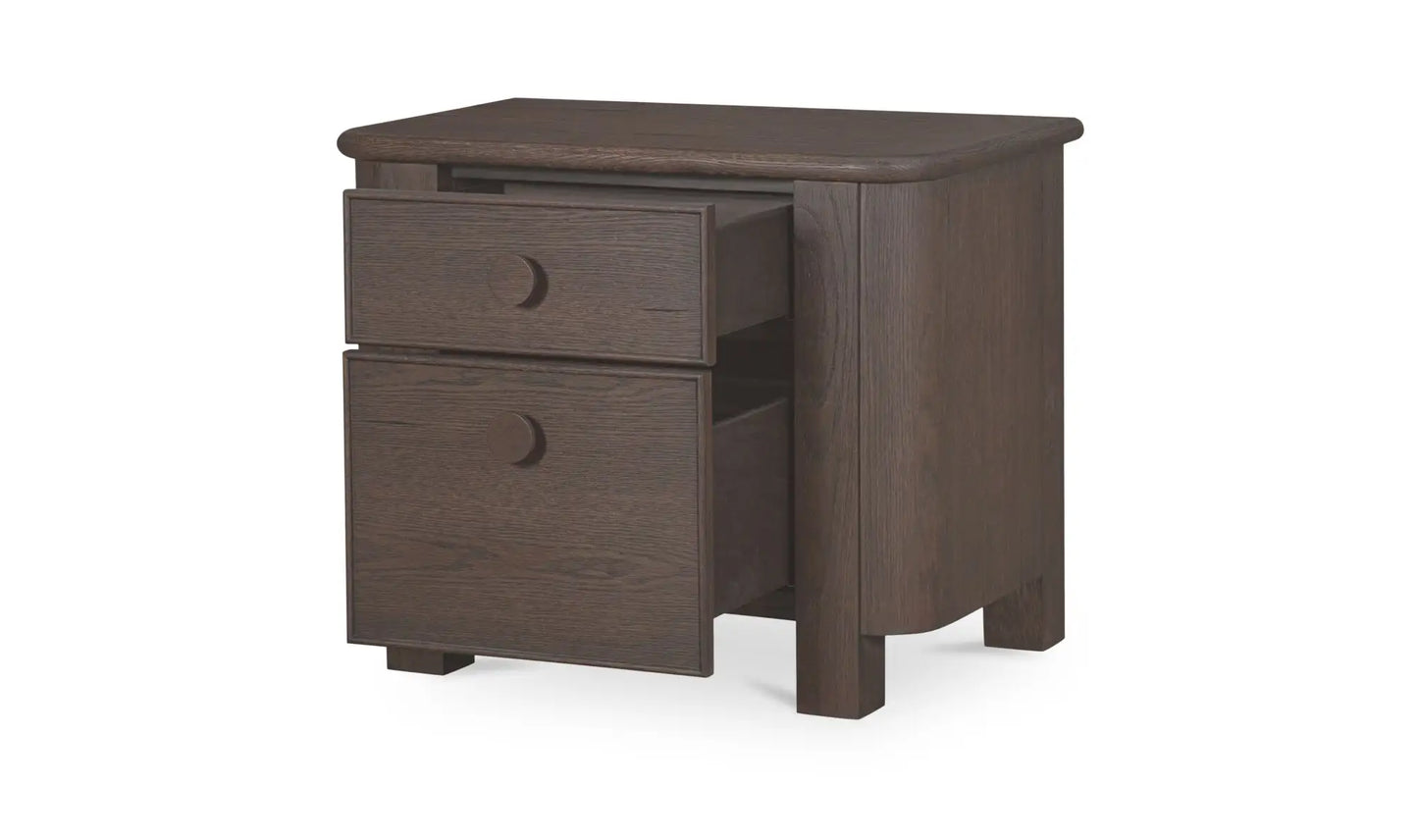 Loren Large Nightstand Dark Brown