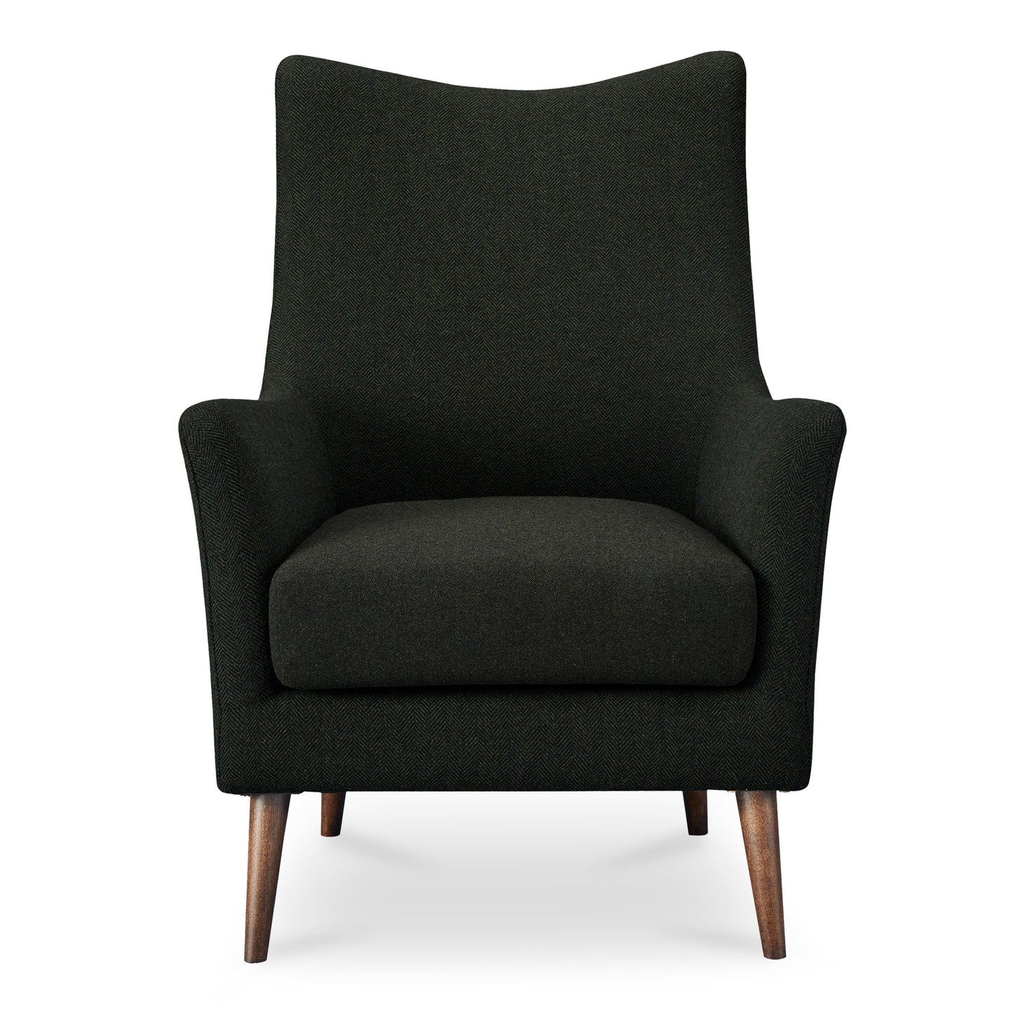 Fisher Armchair Wool Blend Olive