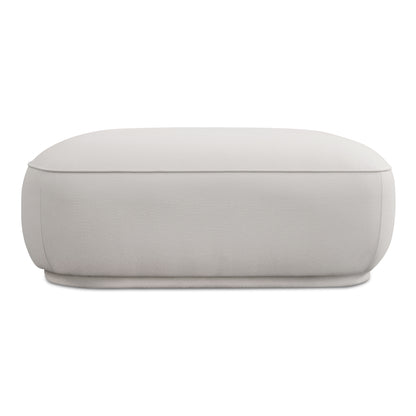 Marion Square Ottoman White