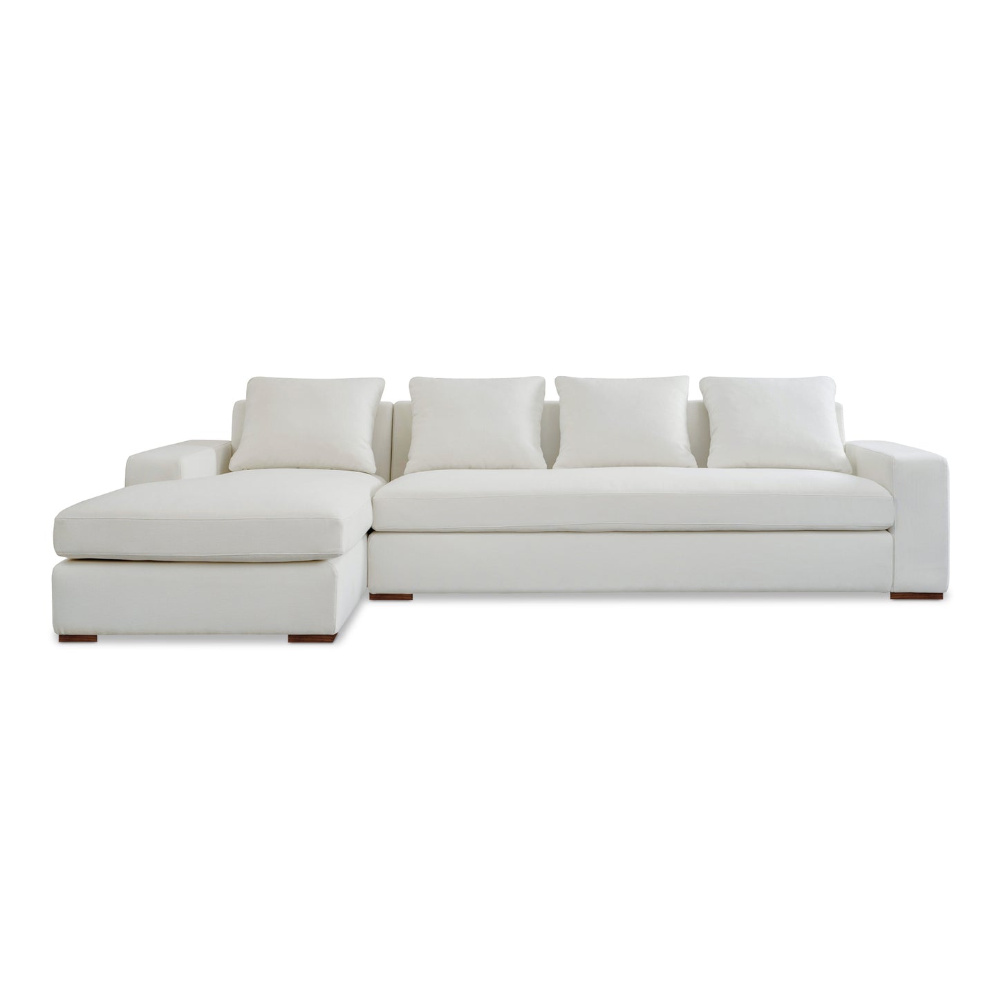 Thomas Left Sectional Ivory