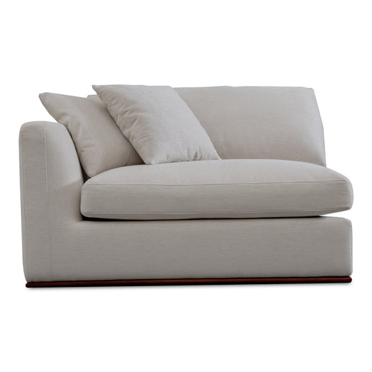 Rue Left Arm Facing Chair Off White