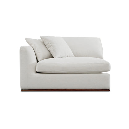 Rue Left Arm Facing Chair Off White