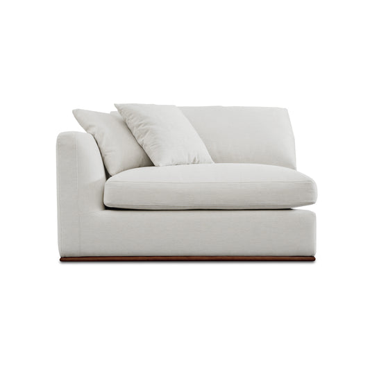 Rue Left Arm Facing Chair Off White