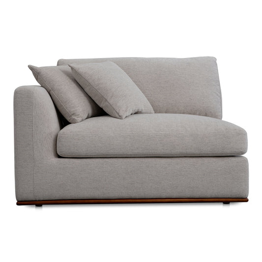 Rue Left Arm Facing Chair Flecked Grey