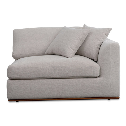 Rue Right Arm Facing Chair Flecked Grey