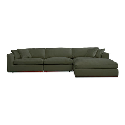 Rue Lounge Modular Sectional Deep Green
