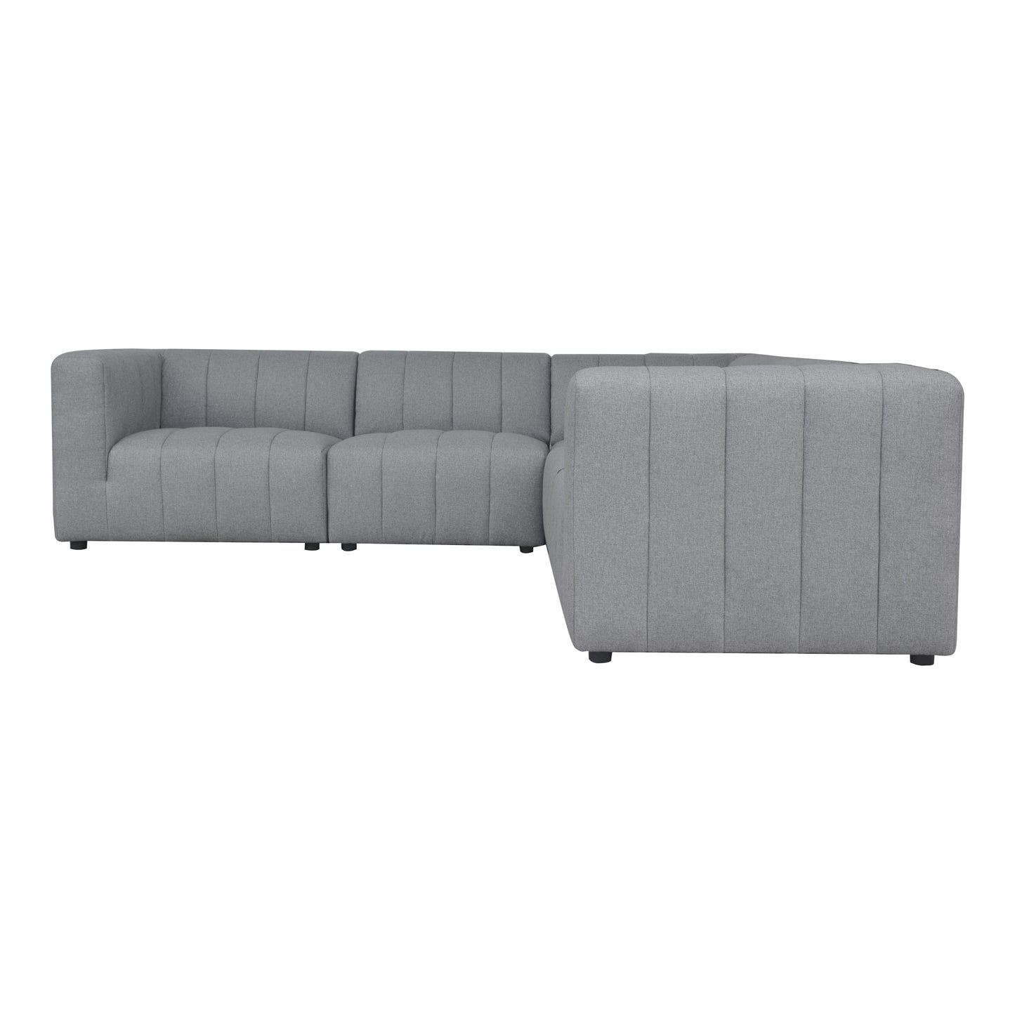 Lyric Classic L-Shaped Modular Sectional Grey