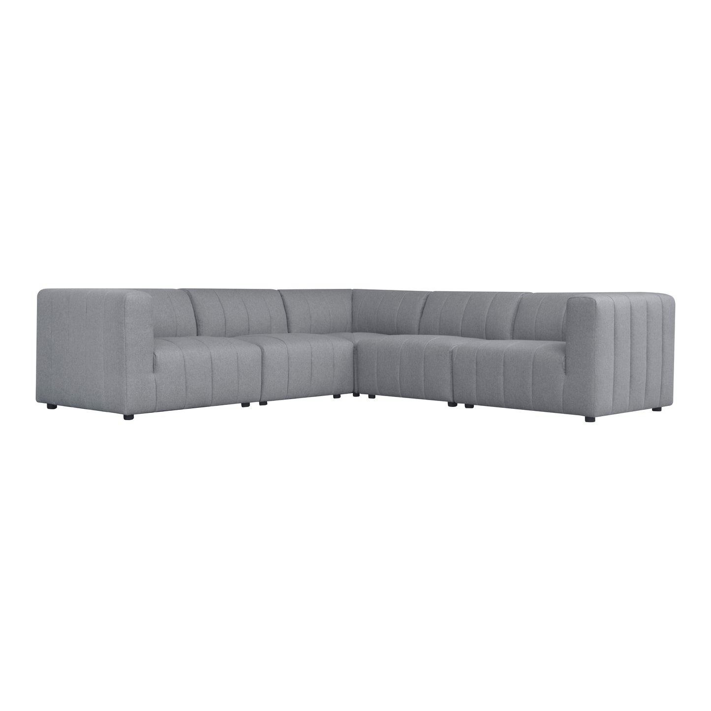 Lyric Classic L-Shaped Modular Sectional Grey