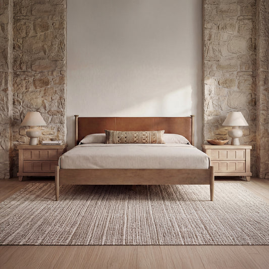 Crosby Queen Bed Brown